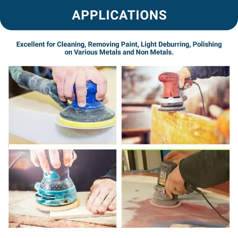 Benchmark Abrasives 2 Inch Sanding Discs Quick Change Nylon Surface Conditioning Discs, Drill & Die Grinder Sanding Disc Rust Remover for Metal Paint Stripper & Removal, Polishing - (25 Pack)(Medium) - style: Medium