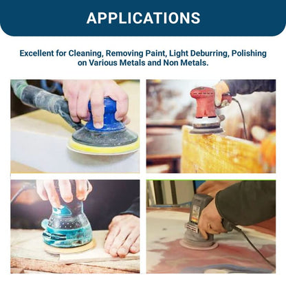 Benchmark Abrasives 2 Inch Sanding Discs Quick Change Nylon Surface Conditioning Discs, Drill & Die Grinder Sanding Disc Rust Remover for Metal Paint Stripper & Removal, Polishing - (25 Pack)(Medium) - style: Medium