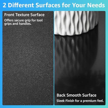 Art3d ABS Plastic Sheets, 1/16" Thick, Rigid Textured, 2-Pack of 8 x 12" - size: 8" x 12", 1.5mm Thick