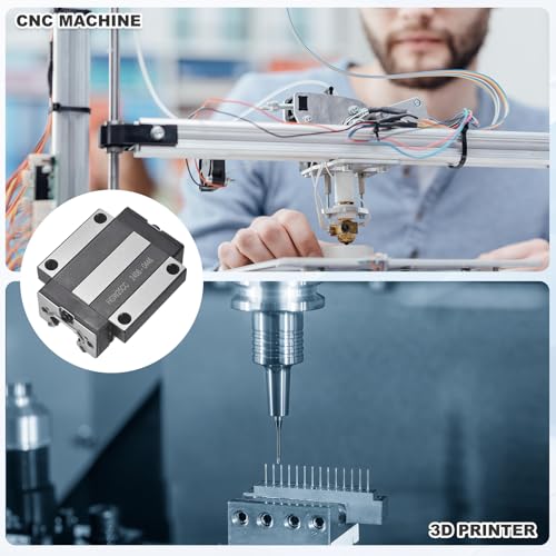 uxcell 2pcs HGW25CC Linear Slider Block Linear Slider Bearing Carriage