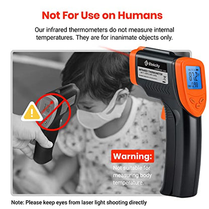 Etekcity Infrared Thermometer Laser Temperature Gun, -58°F~1130°F, Orange - color: Orange, style: Advanced