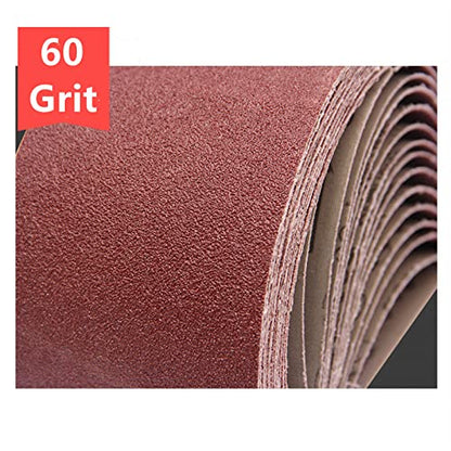 4x36 Inch Sanding Belts 60 Grit 4 Pack for Belt Sander - size: 60Grit-4Pack