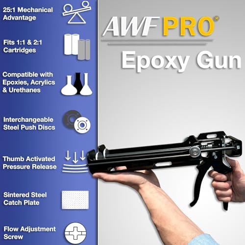 AWF PRO Rapid Set Concrete Anchoring Epoxy Adhesive, 600 mL