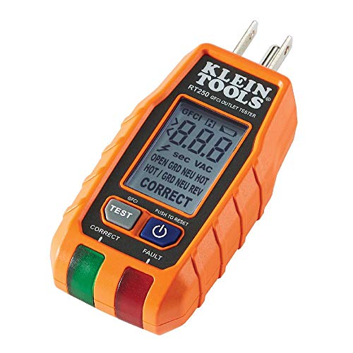 Klein Tools NCVT3P Voltage Tester + RT250 GFCI Outlet Tester Bundle - style: NCVT + Receptacle Tester