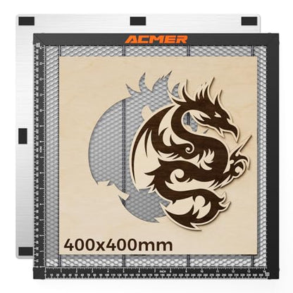 ACMER Honeycomb Laser Bed with Aluminum Plate, 400x400mm Cutting Table - size: 400*400