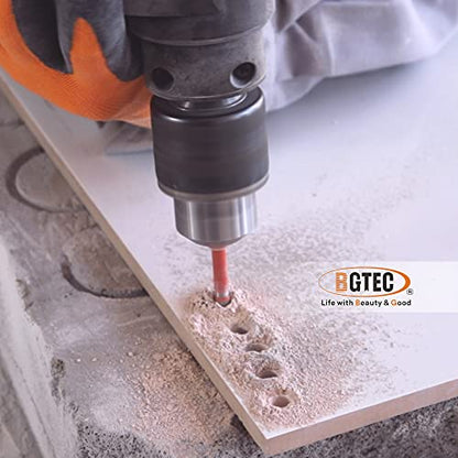 BGTEC Dry Diamond Drill Bits 1pc 1/4" with Quick Change Hex Shank for Granite Marble Porcelain Tile Ceramic - size: 06mm 1/4"