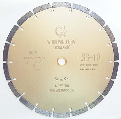 10 inch Diamond Blade for Concrete Stone Brick Masonry - size: 10" LSS