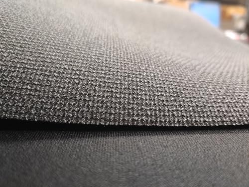 2mm Aramid & Nylon CR Neoprene Fabric, Scuba Wetsuit Material, Tear Resistant Protective Rubber Sheet (Black, 4' x 4') - color: 2mm Black, size: 4 feet x 4 feet