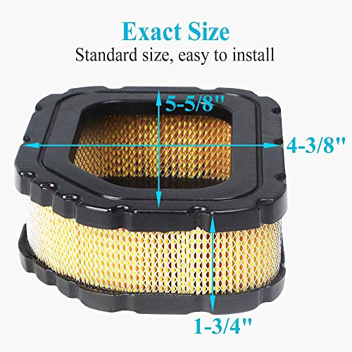 HOODELL 32 083 03-S Air Filter for Kohler Courage Engine SV710 SV715 SV720 SV730 SV735 SV740 Cub Cadet Lawn Mower, Replace 32 083 03 KH-32-883-03-S1 Air Filter