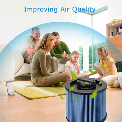 2 Pack DXVC4002 Cartridge Filter Compatible with DeWalt Wet/Dry Vac Cleaner - size: 2 Pack DXVC4002
