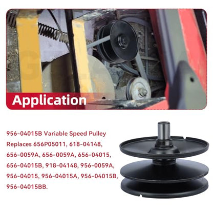 GELASKA 956-04015B Variable Speed Pulley for Cub Cadet CC30 Mini Riders - color: A18 1x956-04015B
