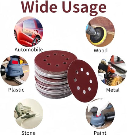 1-Inch Wet or Dry Sandpaper Sanding Paper disc Sanding Discs 240 Grit 100 Pcs - size: 100Pcs 1-inch 240 Grit