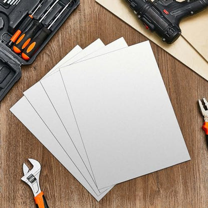 Hicarer 4 Pcs Mild Steel Sheet Cold Rolled 18 Gauge Metal Plate Weldable Metal Sheets for Professional Industrial DIY Use, Clean Surface Easy to Weld (12" X 16") - size: 12" X 16"