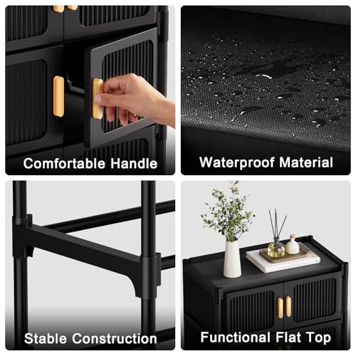 7-Tier Shoe Cabinet, 28-Pair Storage for Entryway - size: 7-Tier