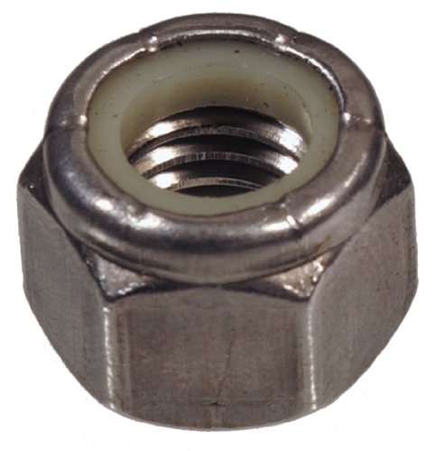 Hillman Nylon Insert Lock Nut Stainless Steel 5/16 Inch"-24 50 Pack 829761