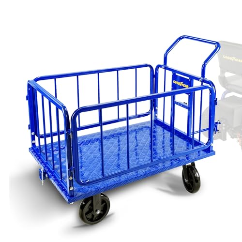 Goodyear Cargo Trailer Heavy-Duty, Utility Cart - 1200 lbs Capacity