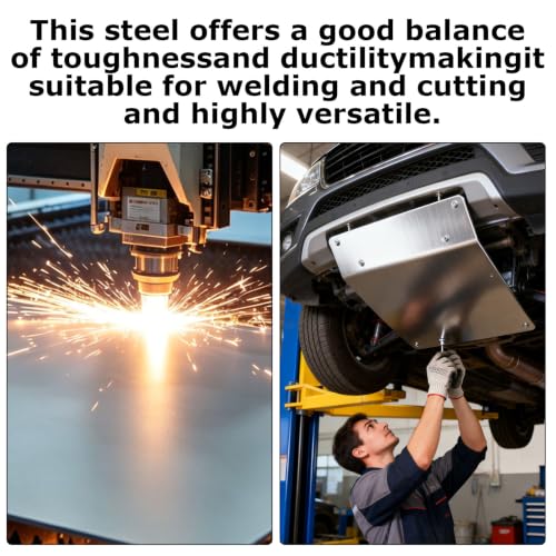 4 Pcs 19 Gauge Cold-Rolled Steel Plates,12"X8" Sheet Metal Cold Rolled - size: 12"x8", 19 Gauge