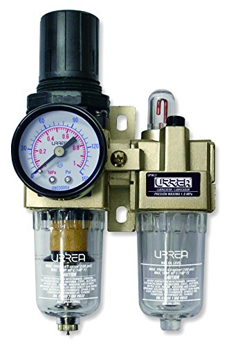 Urrea UPWL3 3/8-Inch Air Filter with Regulator and Lubricator