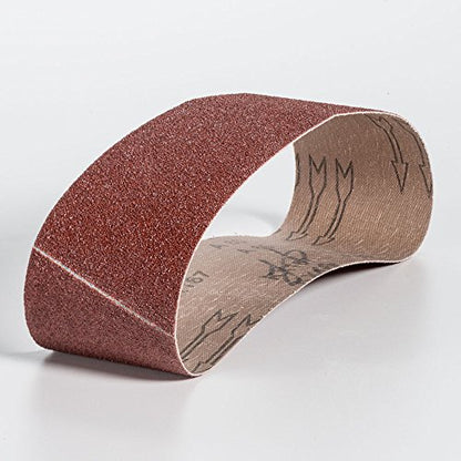Mercer Industries 107060-3" x 24" Aluminum Oxide Sanding Belts, 60 Grit (10 Pack) - size: 3 x 24, style: 60 Grit