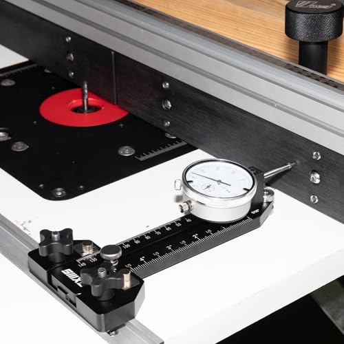 Thin Rip Jig Table Saw Jig Guide with Precision Dial Indicator Gauge