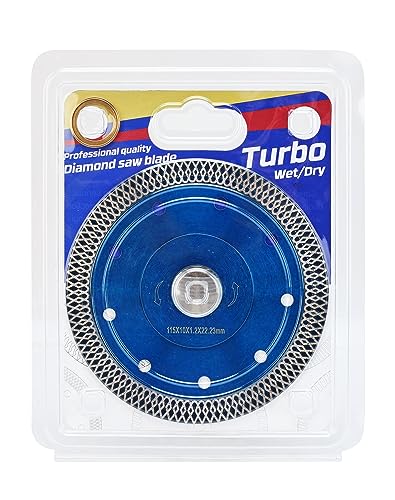 OSTEK 4.5 Inch Super Thin Diamond Tile Blade Porcelain Cutting Blade for Cutting Granite Marble Ceramics Porcelain Tiles(4.5") - size: 4.5"