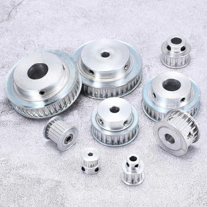 MECCANIXITY 2 Pcs Aluminium Timing Pulley, XL 10 Teeth 6mm Bore Synchronous Wheel Timing Belt Pulley 5.08mm Pitch 11mm Slot Width for Belt, CNC Machine, 3D Printer - size: 6x5.08x11mm