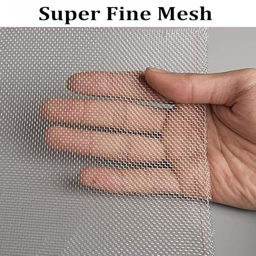 KISKIS 304 Stainless Steel Woven Wire Mesh, Wire Mesh Window Screen Mesh, Prevent Mouse Mice Snakes Hornets Rodents Entering,Easy to Cut and Install (80x300CM31X118INCH) - size: 80x30CM31X118INCH