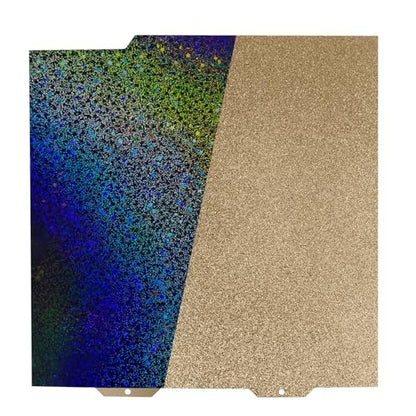 IdeaFormer-3D Rainbow Starry PEY+Textured PEI Build Plate for Bambu Lab A1 Mini, Double Sided PEY PEI Spring Steel Sheet 184x184mm for Bambu A1 Mini 3D Printers - color: Starry PEY+Textured PEI