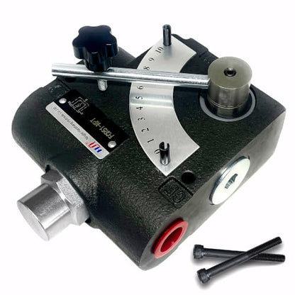 Hydraulic Adjustable Flow Directional Control Valve (3/4" NPT Port, 30 GPM, FC51 with Relief) - size: 3/4" NPT Port, 30 GPM, style: FCR51 with Relief