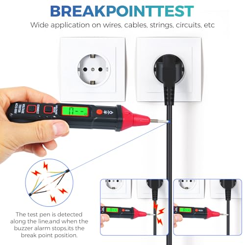 WGGE WG-1005C Digital AC Voltage Tester Screwdriver, 12-1000V, LCD