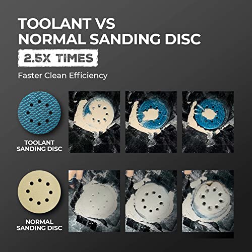 toolant Diamond Shape 5 Inch 400 Grit Sanding Discs, 50Pack - style: (5 inch)400 grit