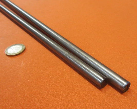 1018 Carbon Steel Round Rod .375" Diameter x 6 Foot Length 2 Pcs.