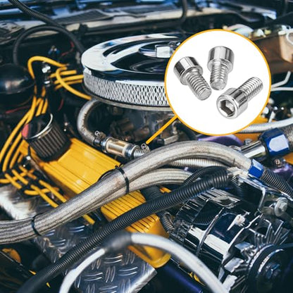 360 Pcs M6 Screws and Nuts, Hex Socket Head Cap Screws Nuts and Bolts Washers Kit, Stainless Steel Bolts and Nuts Kit, Metric Assorted Machine Screws Assortment Kit, Fully Threaded Bolt and - size: M6