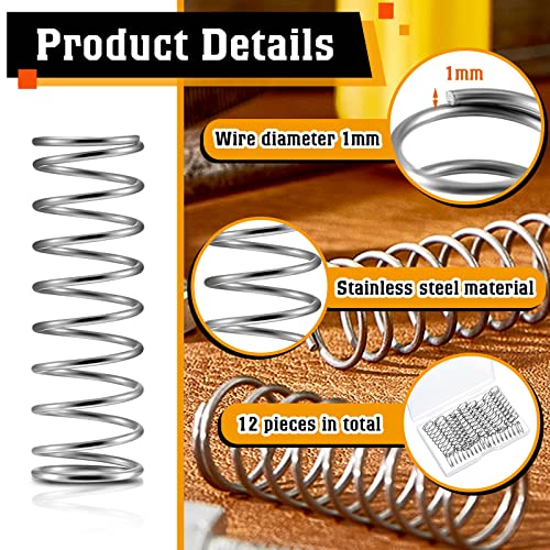 12 Pieces Mechanical Compression Spring Compatible with Sp 9706