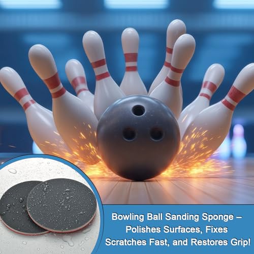 MAXMAN Foam Sanding Pads, 5" Bowling Sanding Pads, 500-600 Grit for Auto - size: 5 inch, style: 500-600 Grit