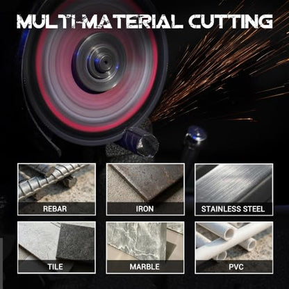 EZARC 4.5" Multi-Purpose Diamond Saw Blades 2 Pack for Metal Tile Plastic - size: 4.5 inch