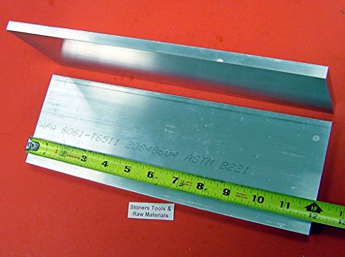 2 Pieces 3/8" X 4" ALUMINUM 6061 T6511 Solid FLAT BAR 12" long .375" Mill StockF