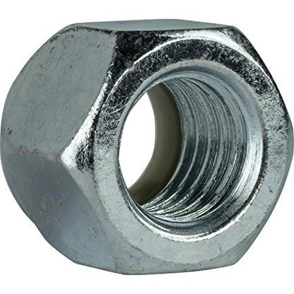 Fastenere Nylon Insert Hex Lock Nuts - 1/4"-20 Grade 2 Zinc, Clear Finish, Corrosion-Resistant, Durable Hardware Nuts for Secure Fastening, Locking Nut, (100-Pack) - size: 1/4"-20 (100 Pack)