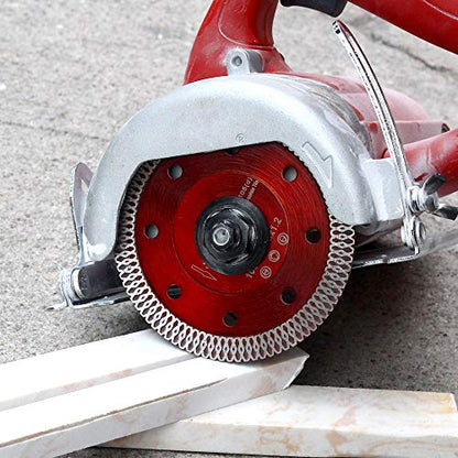 YIJING 4" Porcelain Blade Super Thin Diamond Saw Blade for Cutting Ceramic Porcelain Tile Granite Marble (4"-1pc) - size: 4"-1pc