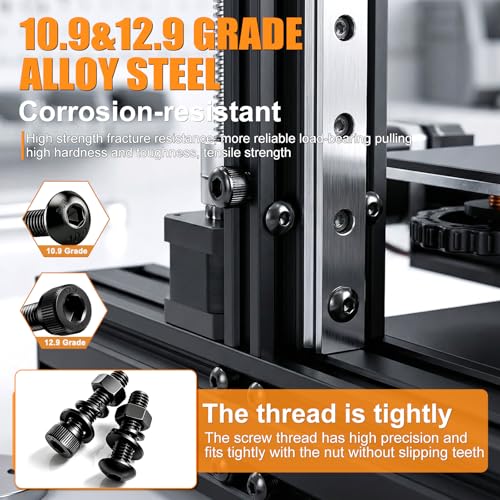 mankk 2362PCS M3 Metric Screws Kit,Hex Socket & Button Head Bolts - size: M3-2362PCS