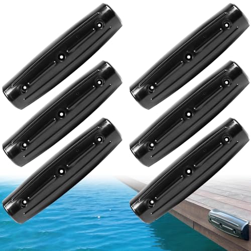 OCEANBROAD Dock Fender Bumpers, 17" Horztial Dock Bumpers for Edge Side - color: Black, style: 6 Pack