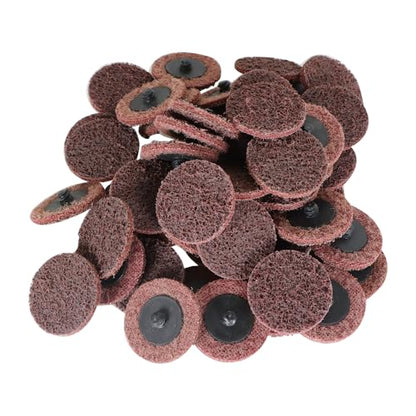 kimllier 50Pcs 2 Inch Maroon Quick Change Surface Prep Conditioning Discs