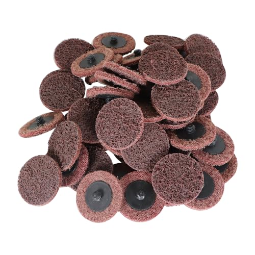 kimllier 50Pcs 2 Inch Maroon Quick Change Surface Prep Conditioning Discs