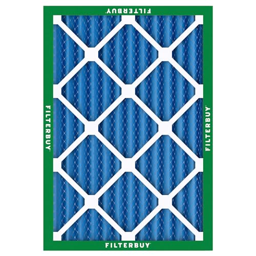 Filterbuy 12x15x2 Air Filter MERV 13 Smoke & Allergy Defense (4-Pack) - size: 12x15x2