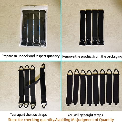 ZTSXLLIM Extension Cord Organizer Garage Organization with Carabiner 8 Pack - size: 8L/0M/0S