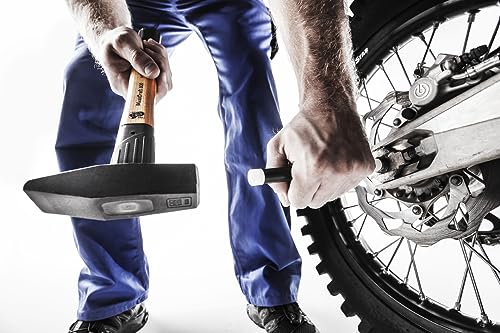 Halder MaxxCraft Cross Peen Hammer 3666.003 – Reduced Rebound, Low Vibration, Patented Rubber Coating, .7 lbs. - size: .7 lbs.