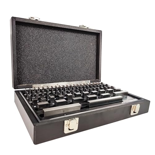 HFS 81 PC Gauge Block Set Economy Grade Calibration NIST-Traceable - size: 81PCS