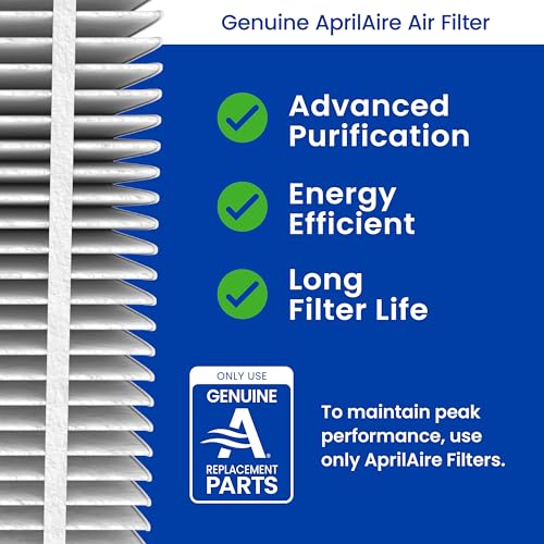 AprilAire 910 Replacement Filter for AprilAire Whole House Air Purifiers - MERV 11, Clean Air & Dust, 25x20x4 Air Filter (Pack of 1) - style: Healthy Air 11