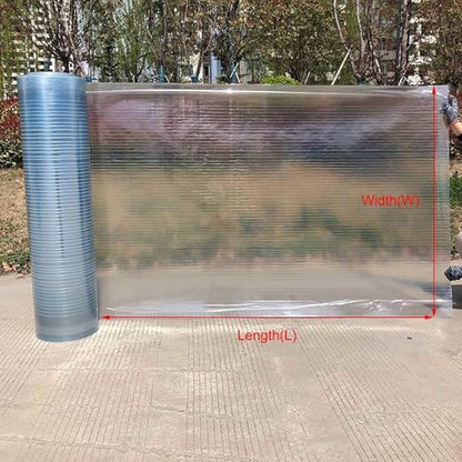 Polycarbonate Roofing Sheet, 3.3X16.4FT Clear Greenhouse Panels - size: 3.3X16.4FT