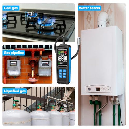 Gas Leak Detector, Propane Detector with Audible & Visual Alarm